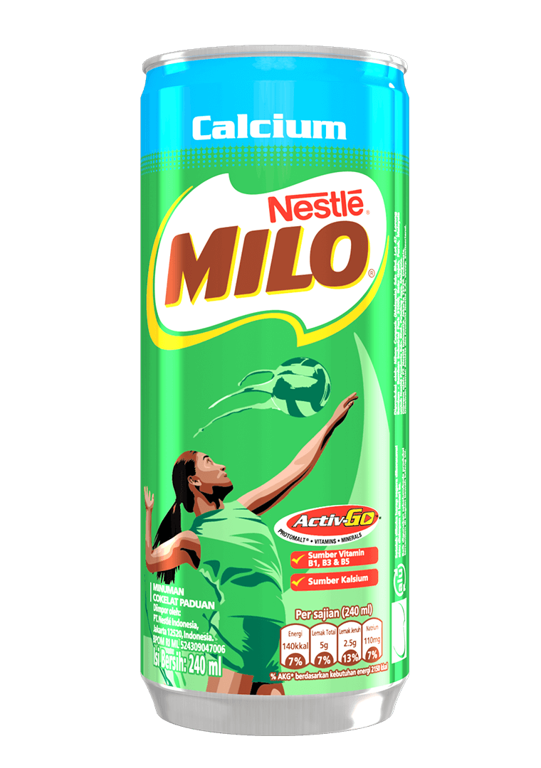 Profuk MILO Kaleng Calsium 240ml
