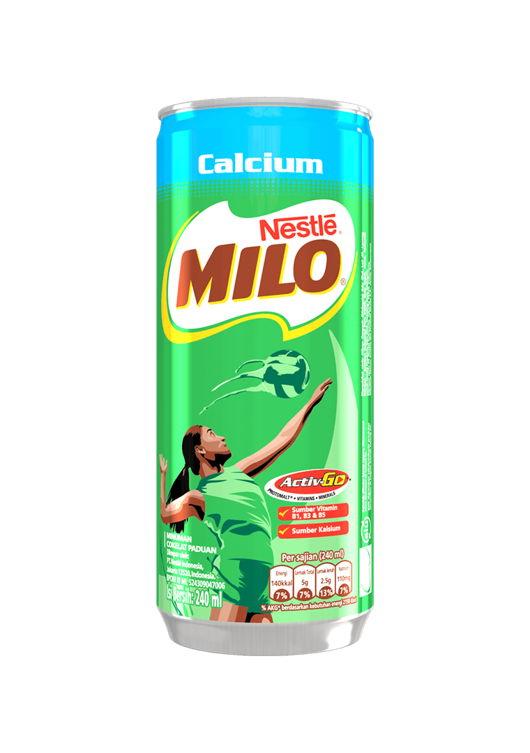 Profuk MILO Kaleng Calsium 240ml