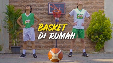 Berlatih Basket di Rumah
