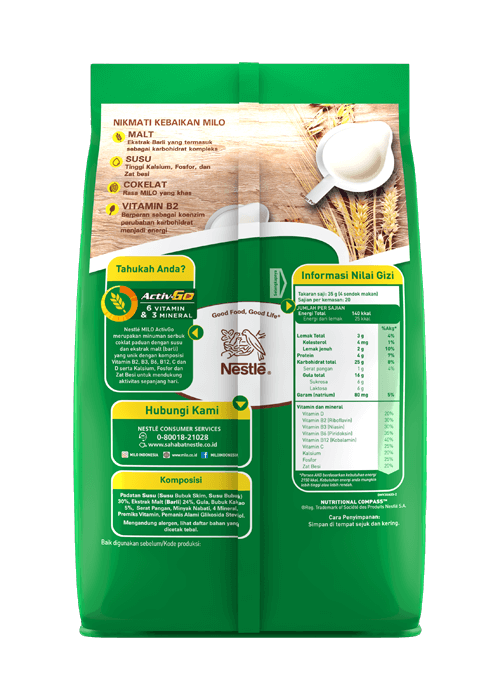 MILO 3in1 Polybag 20x35