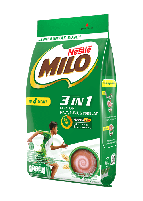 MILO 3in1 Polybag 4x35g