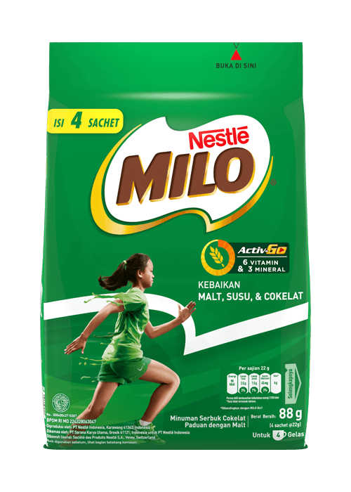 produk milo activ-go polybag 4x22g