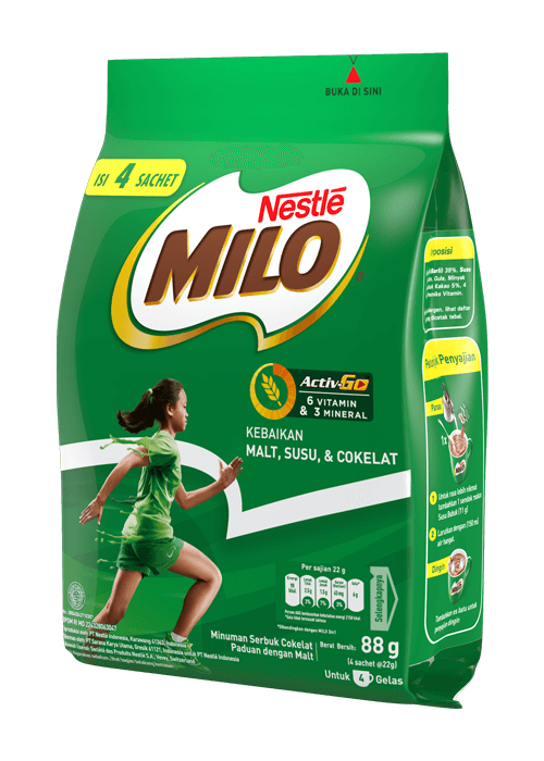 produk milo activ-go polybag 4x22g