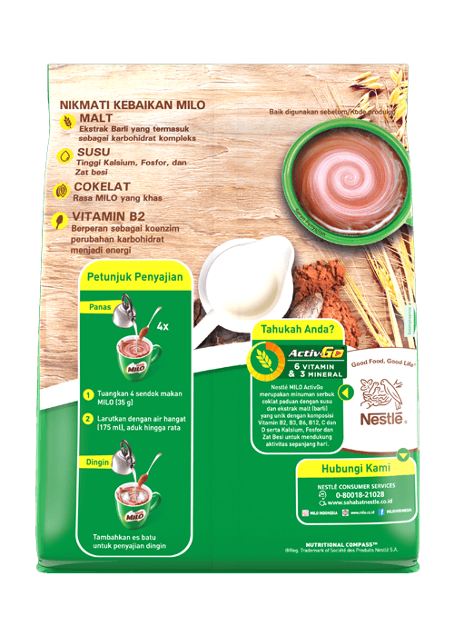 produk milo 3in1 pouch 790g