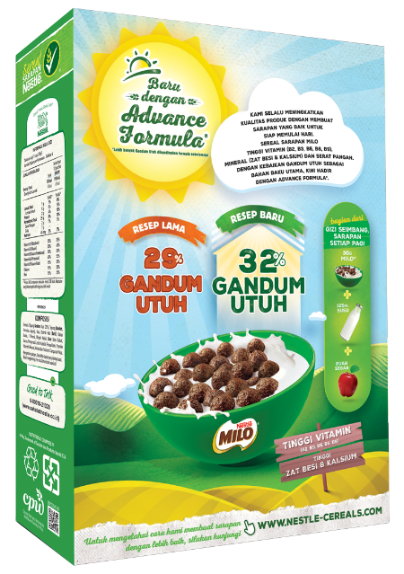Produk Milo Sereal Boks 170g