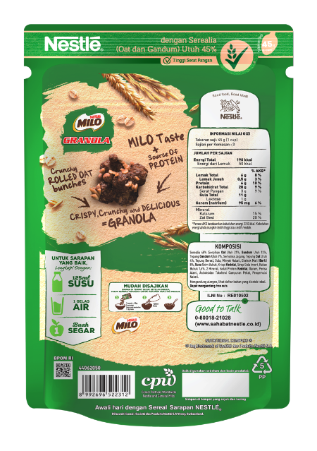 Produk MILO Sereal Granola 120g