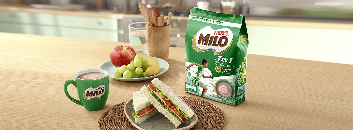 Inspirasi Bekal Cocok dengan Minuman Coklat Bubuk MILO
