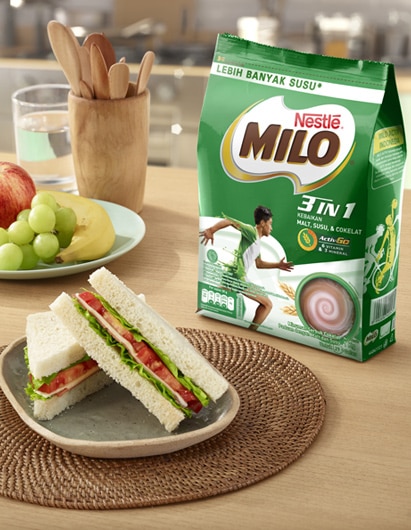Inspirasi Bekal Cocok dengan Minuman Coklat Bubuk MILO