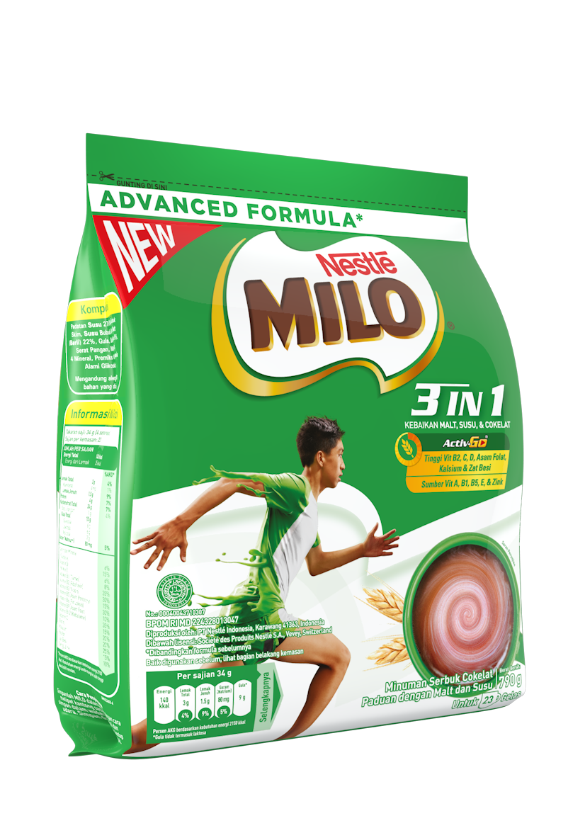 produk milo 3in1 pouch 790g