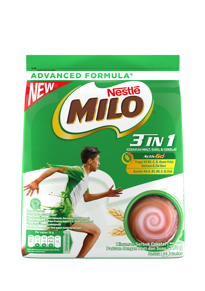 produk milo 3in1 pouch 790g