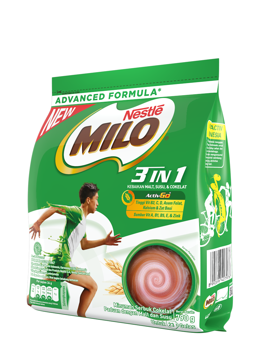 produk milo 3in1 pouch 790g