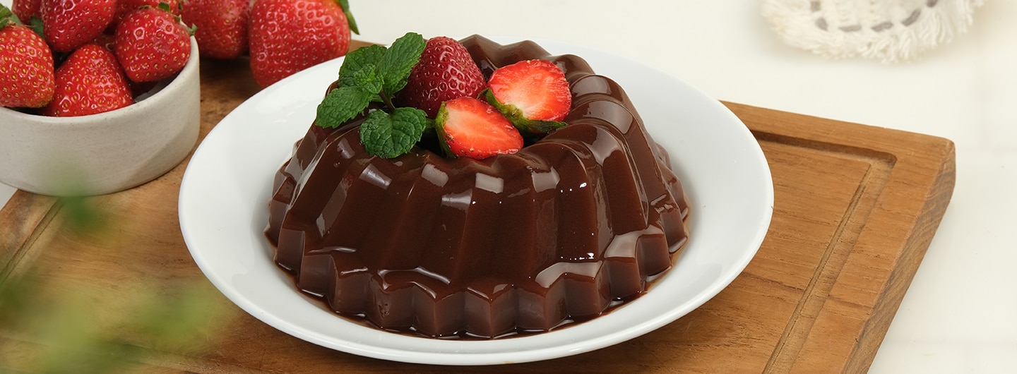 Resep Puding Coklat Topping Special