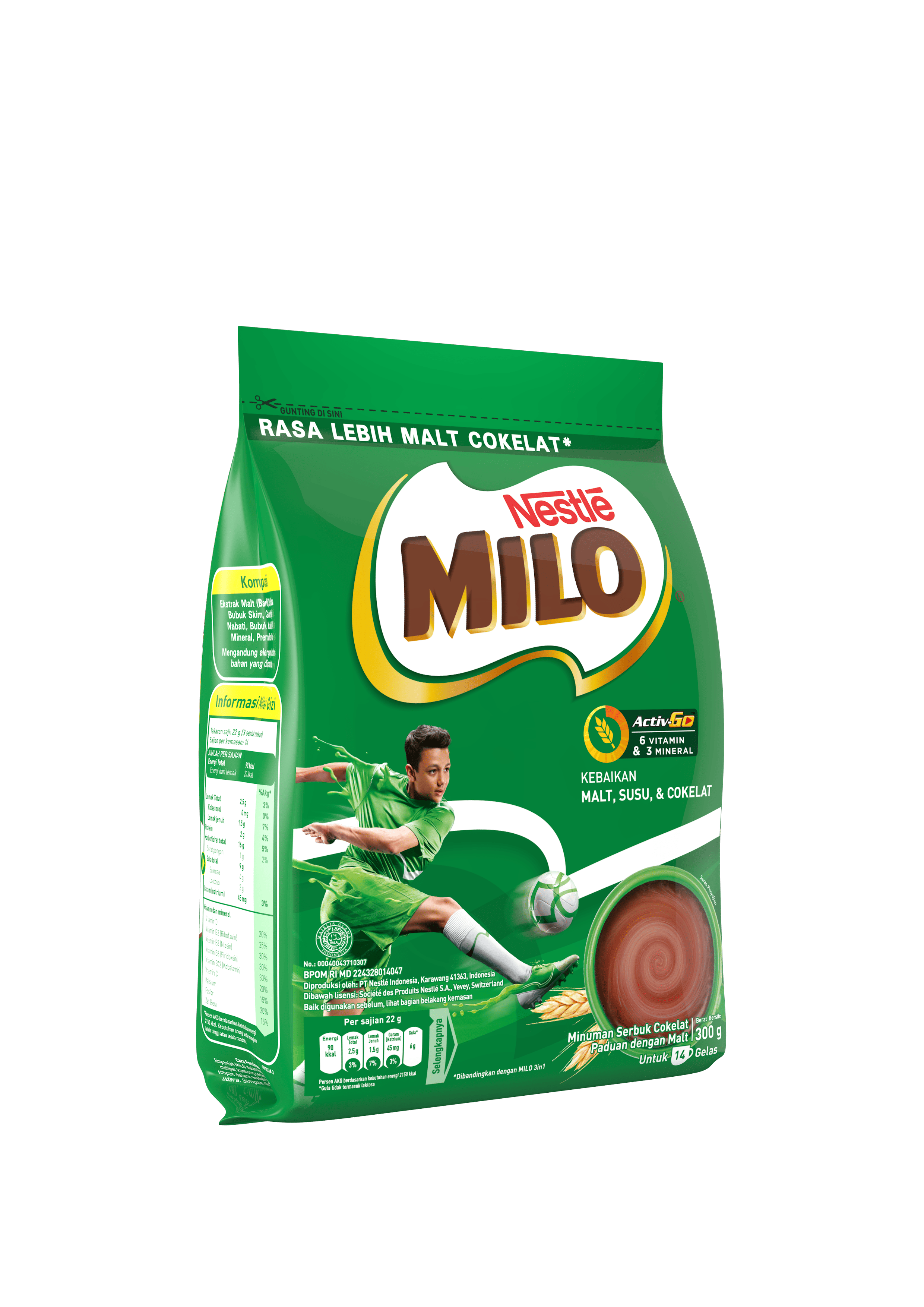 produk milo activ-go pouch 300g