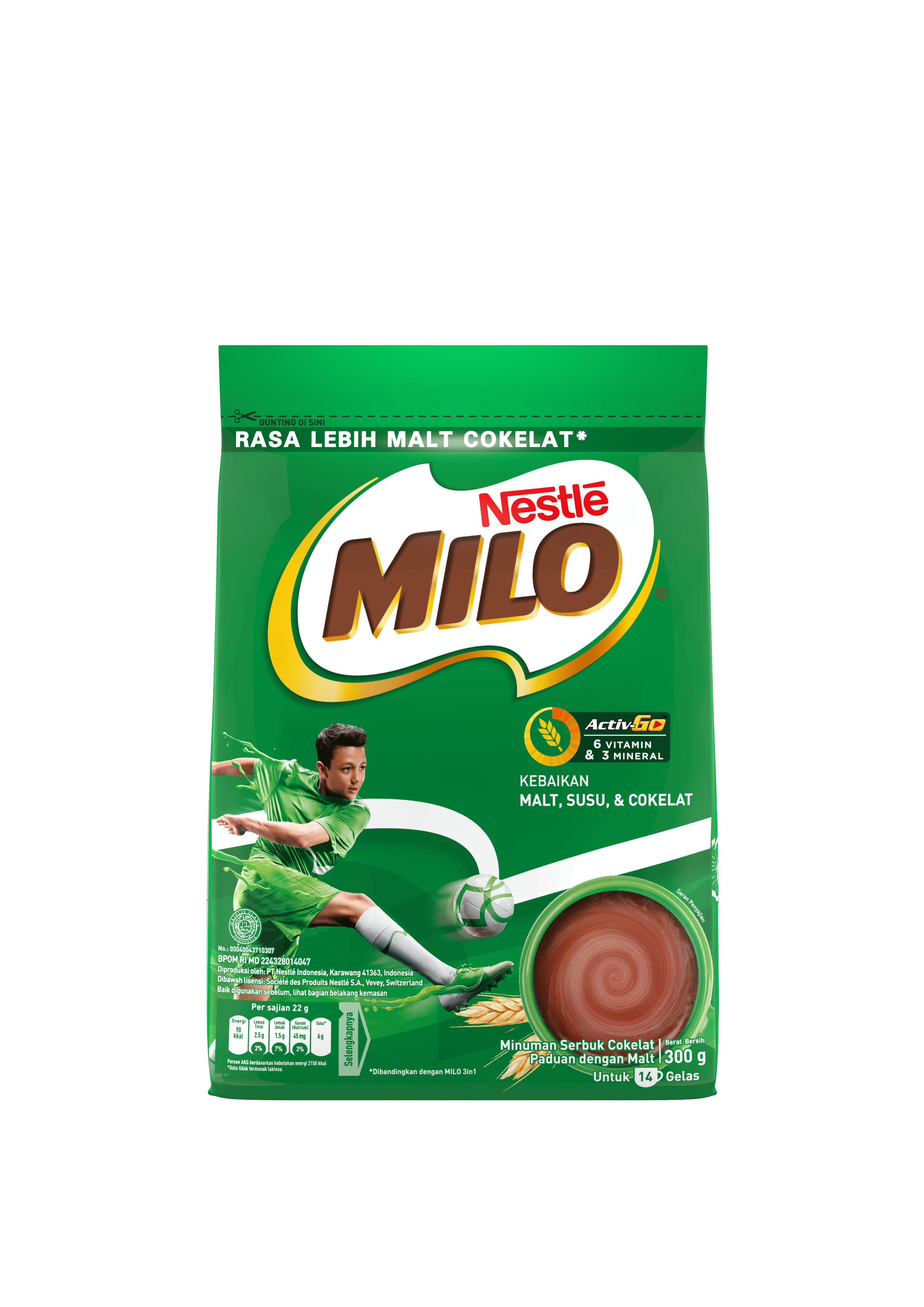 produk milo activ-go pouch 300g