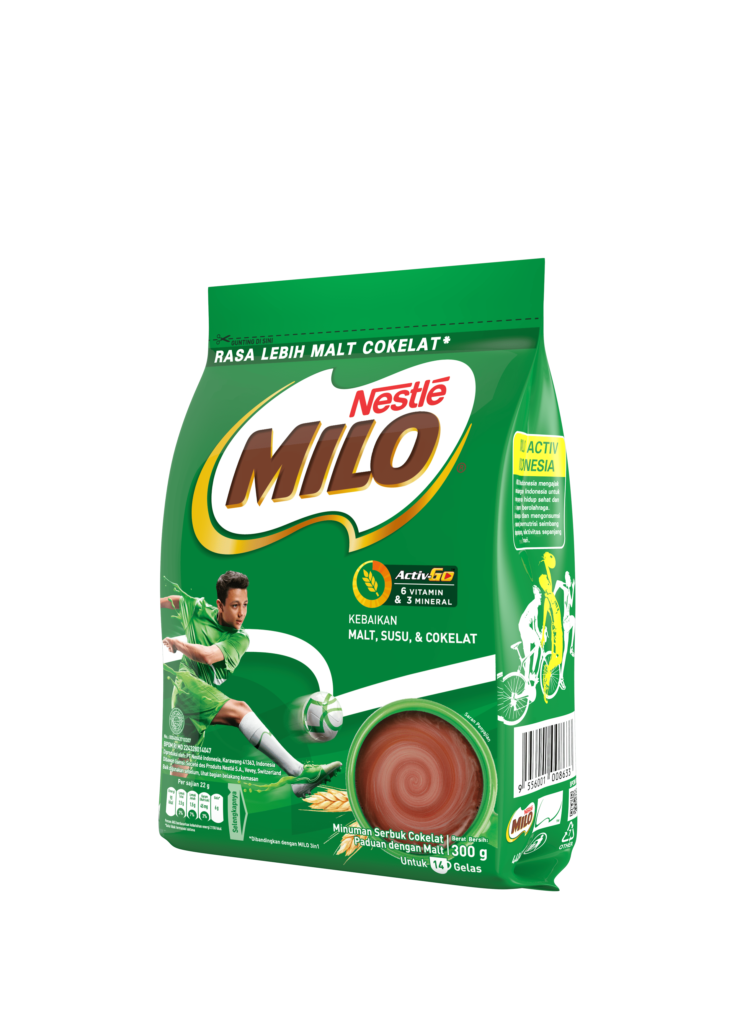 produk milo activ-go pouch 300g