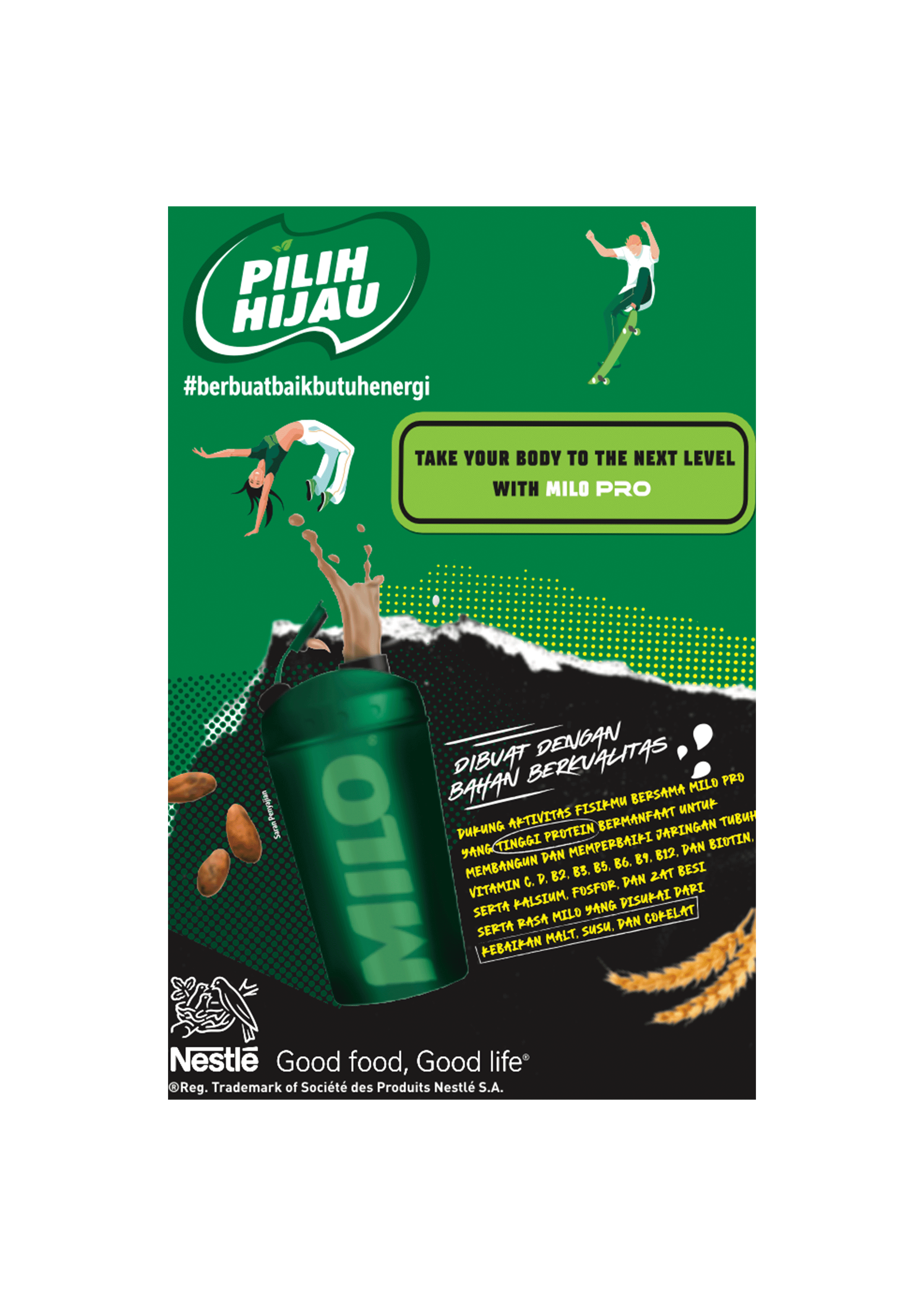 MILO PRO POWDER 250g