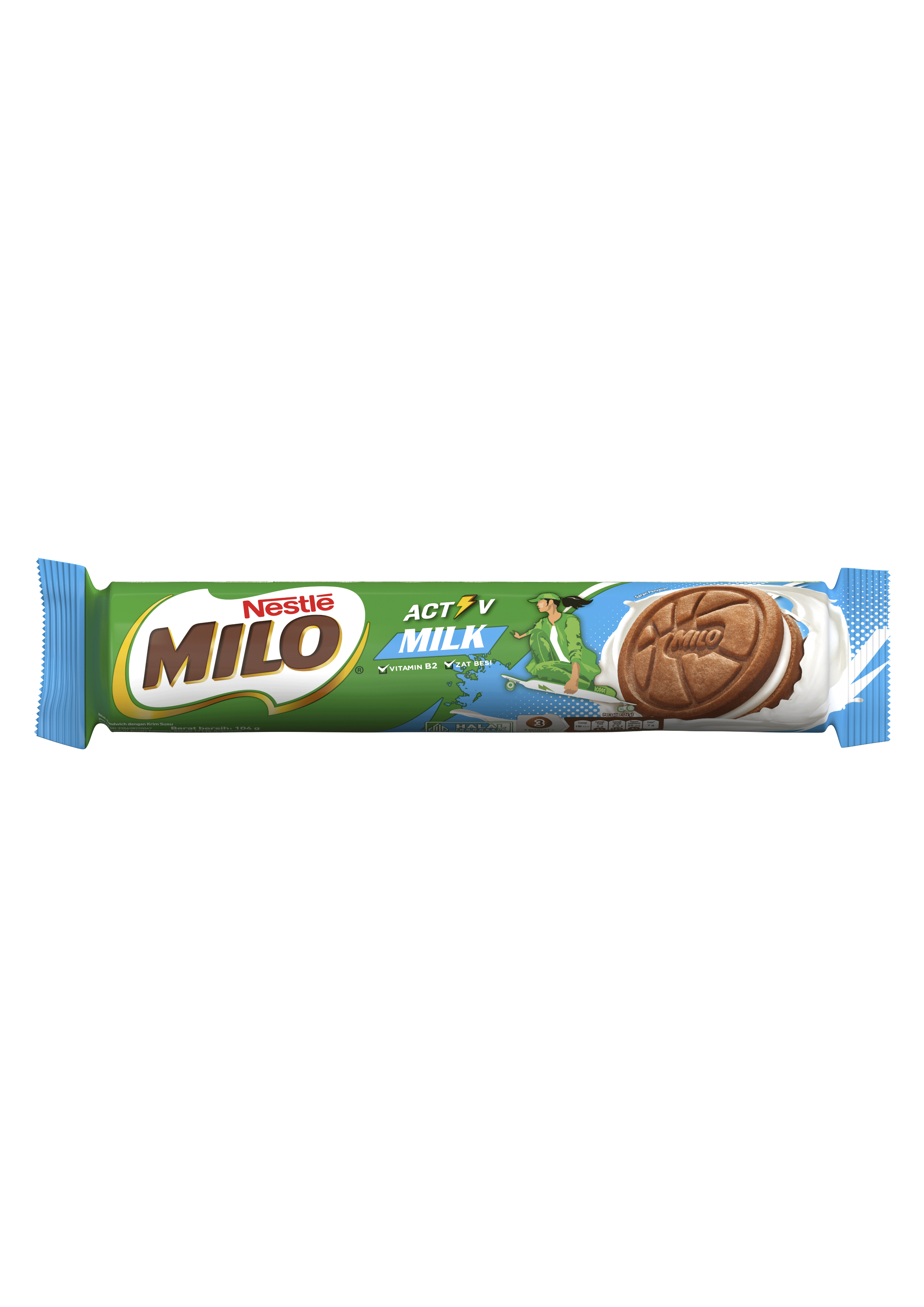MILO Activ Milk Biscuit 104gr