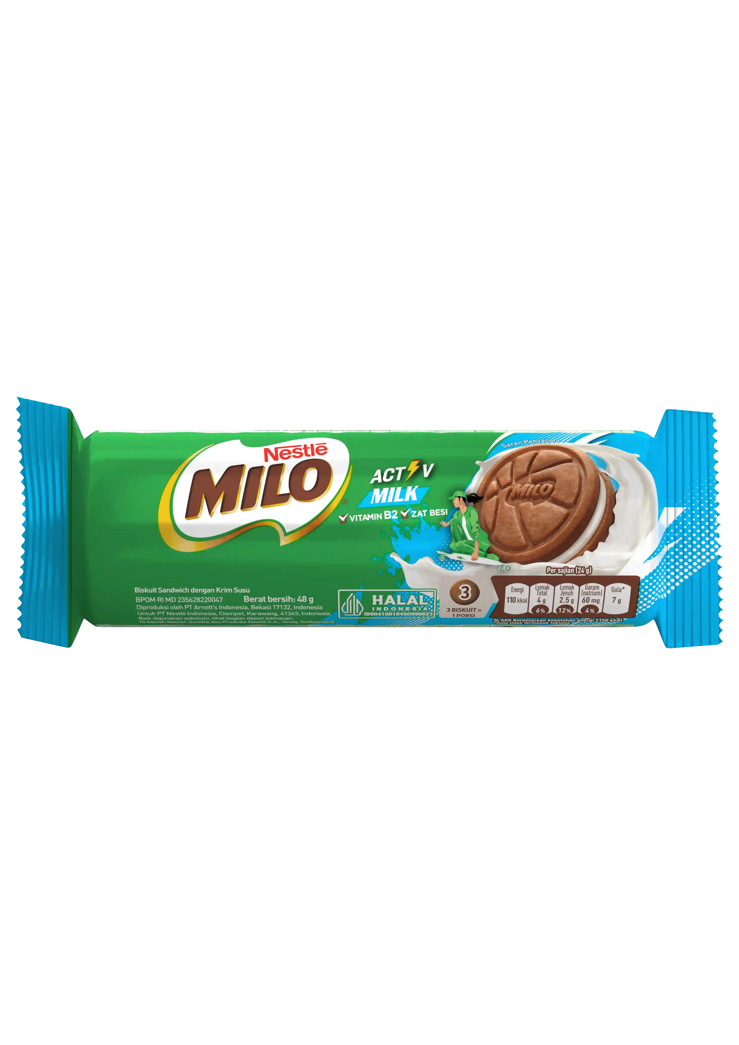 MILO Activ Milk Biscuit 48g