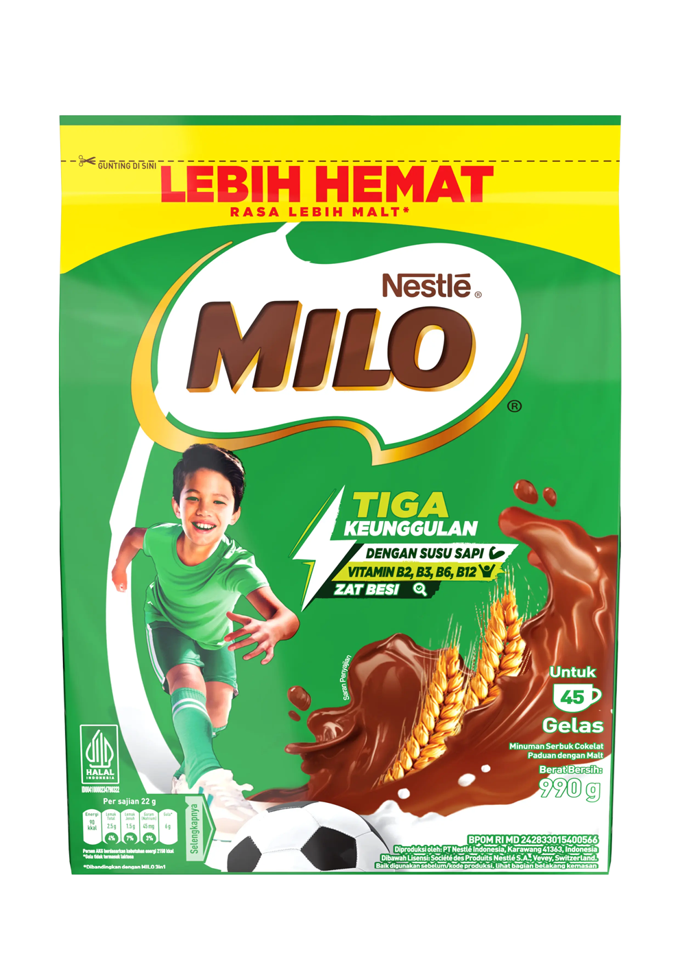 MILO Activ-Go Pouch 990gr
