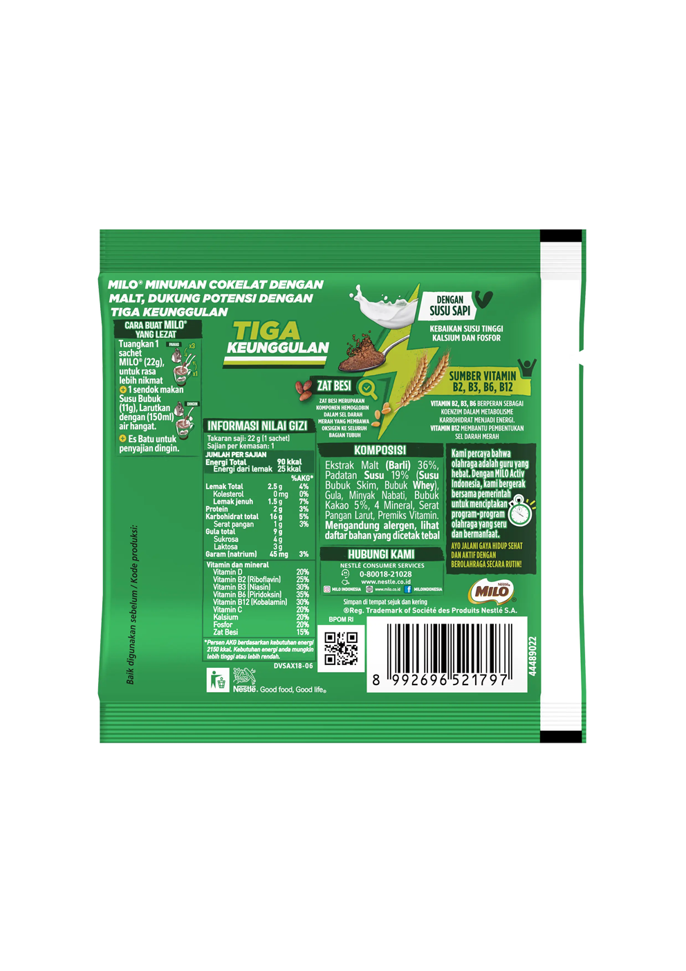 produk milo activ-go sachet 22g