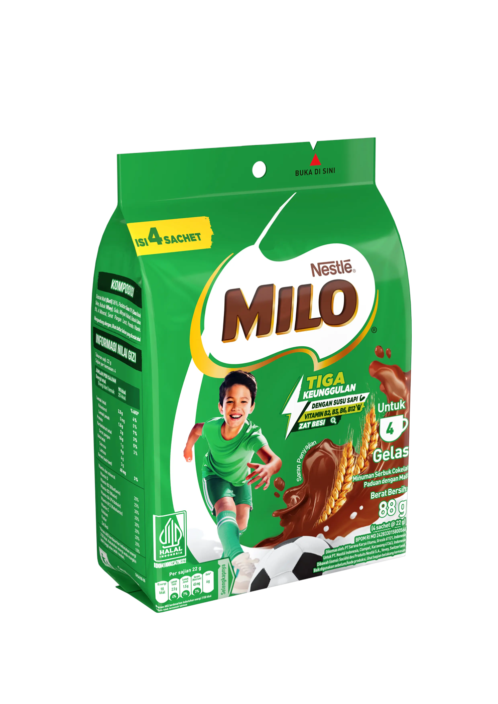 produk milo activ-go polybag 4x22g