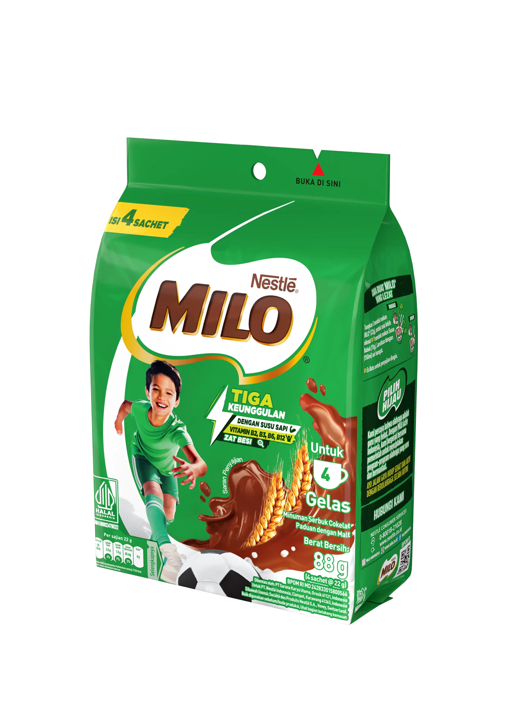 produk milo activ-go polybag 4x22g