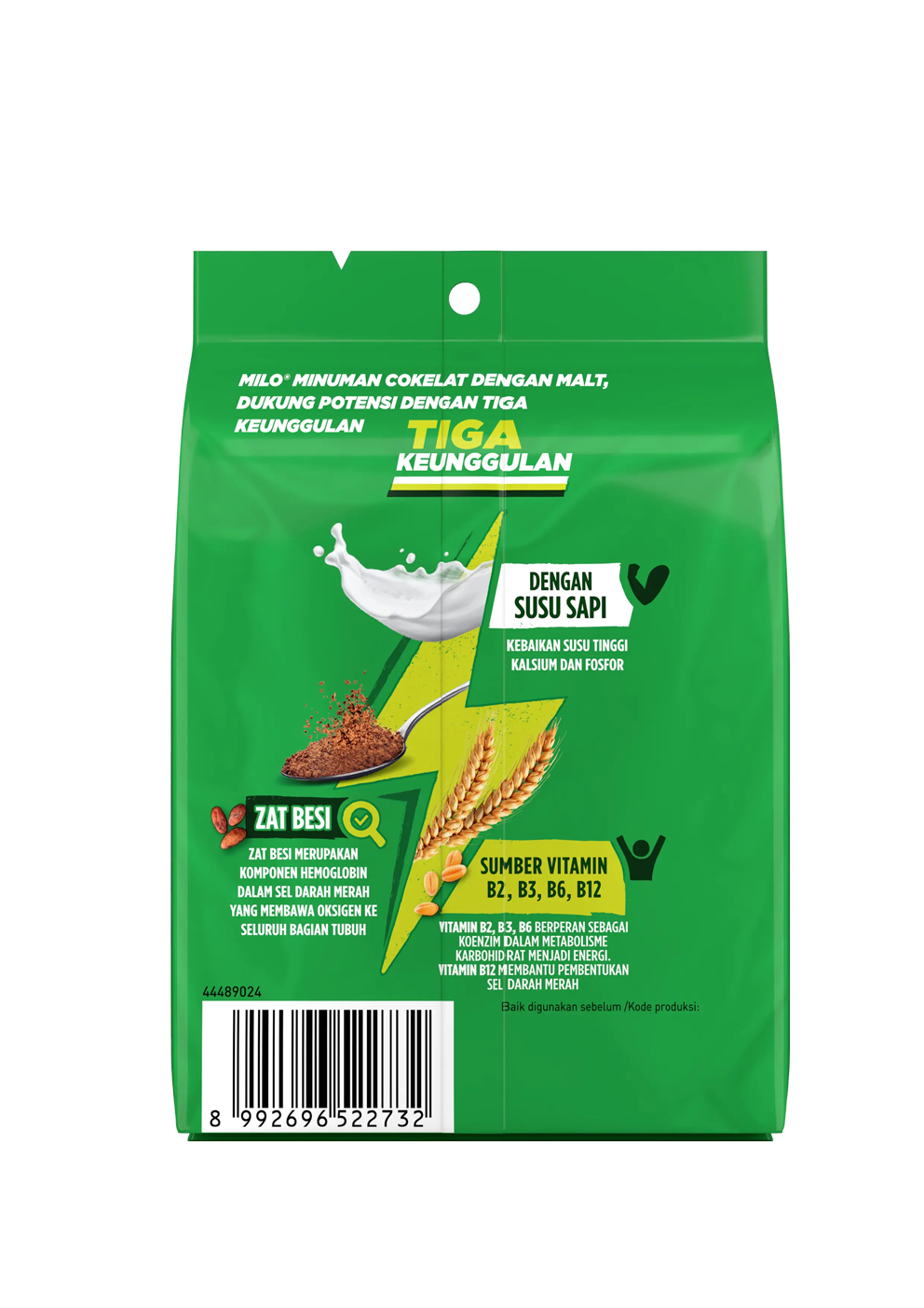 produk milo activ-go polybag 4x22g