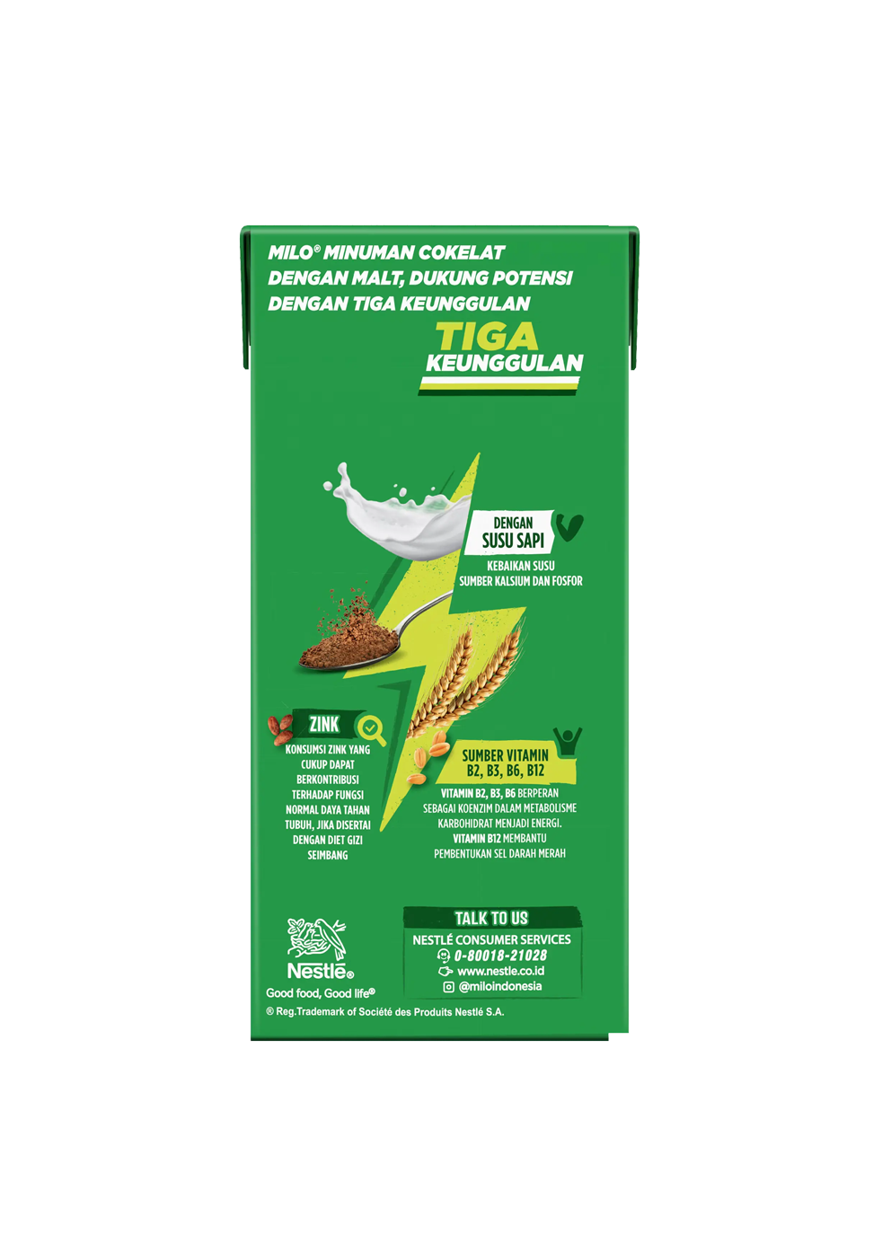 Produk MILO Kotak UHT 180ml