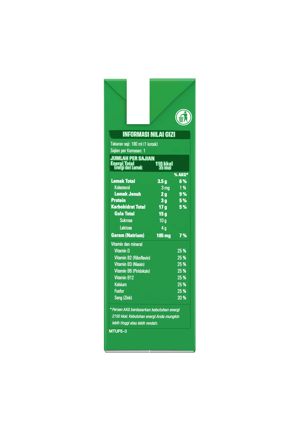 Produk MILO Kotak UHT 180ml
