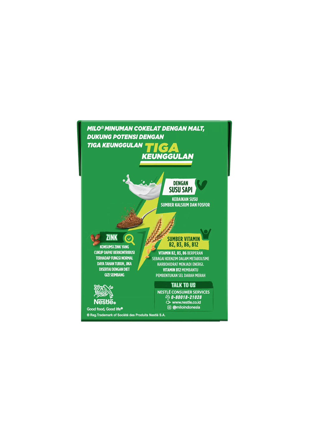 Produk Milo UHT Kotak 110ml
