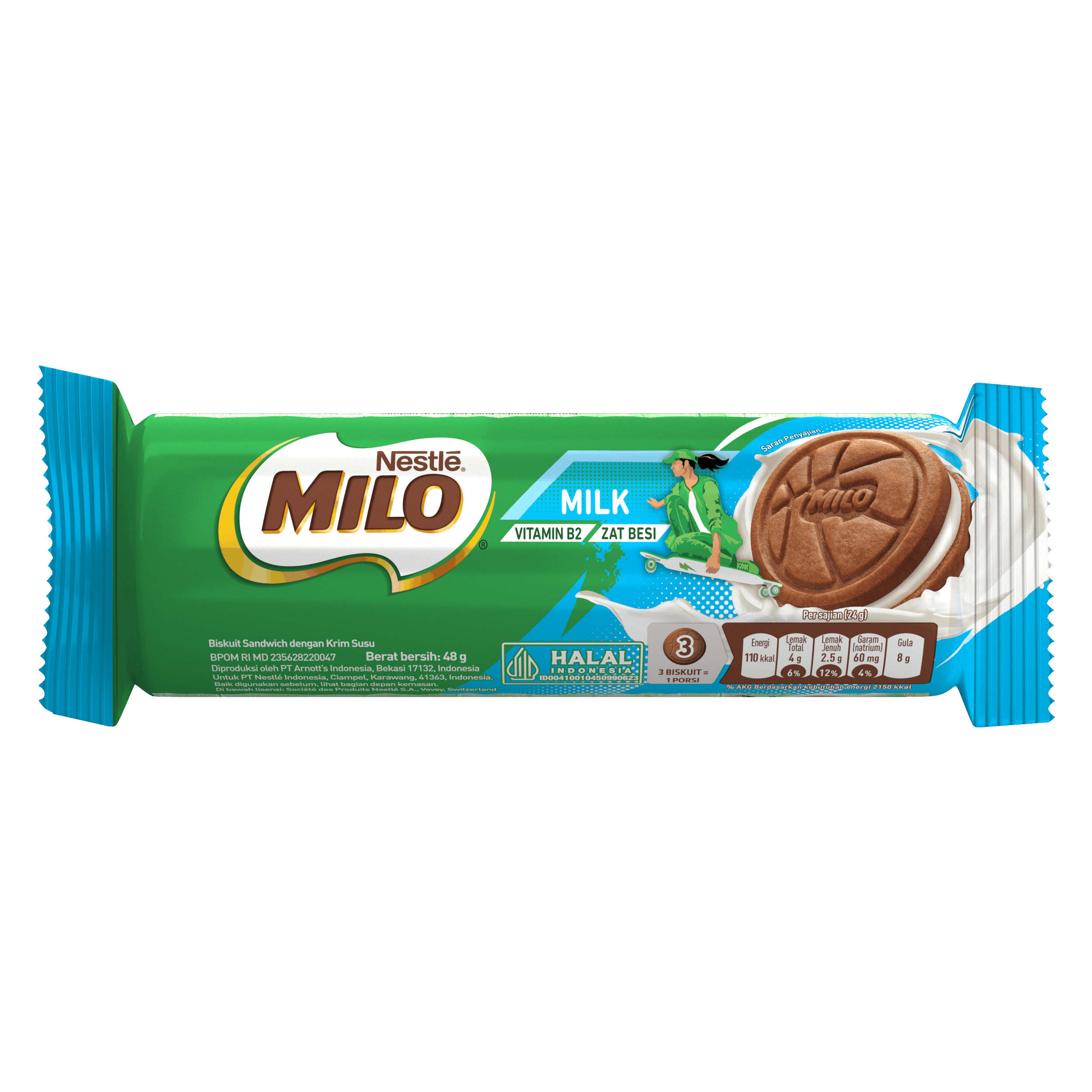 MILO Activ Milk Biscuit 48g