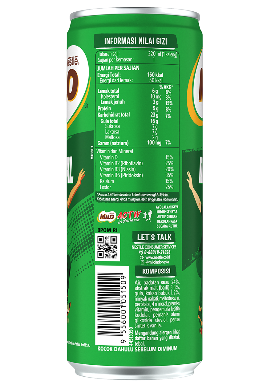MILO Kaleng Original 220ml